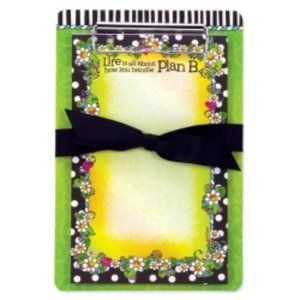 New Plan B Clipboard with Pad and Pen